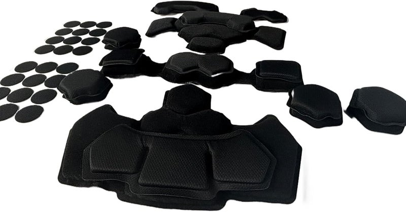 BShasrlim Multi-Sport Helmet Pad Inserts - Universal Helmet Comfort Padding Kit - Memory Foam Replacement Pads for Cycling, Motorcycle,Airsoft,Sports & Safety Helmets - Image 3